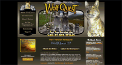 Desktop Screenshot of phxzoo.wolfquest.org