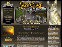Tablet Screenshot of phxzoo.wolfquest.org